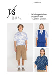 No92 Schluppenbluse Scherrer mit T-Ärmel Unisex