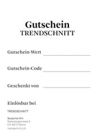 TRENDSCHNITT Geschenkgutschein